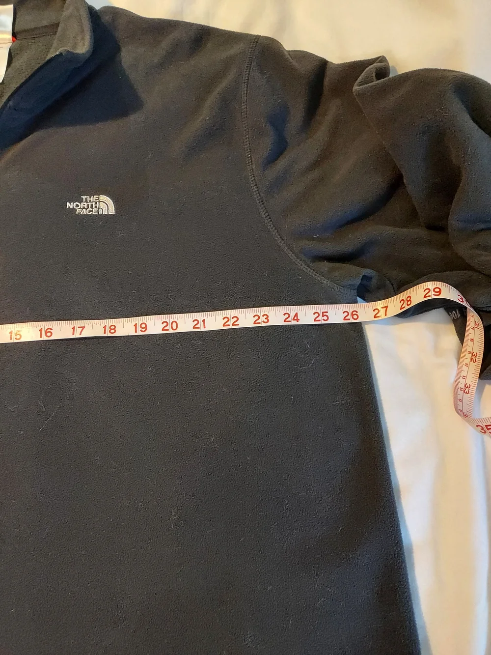 The North Face Men's Black TKA 100 1/4 Zip Fleece Pullover Jacket XXL